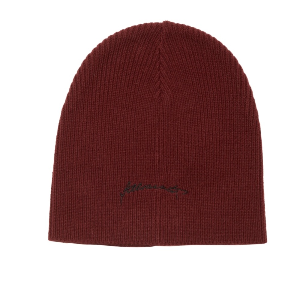 AllSaints Embroidered Script Logo Beanie